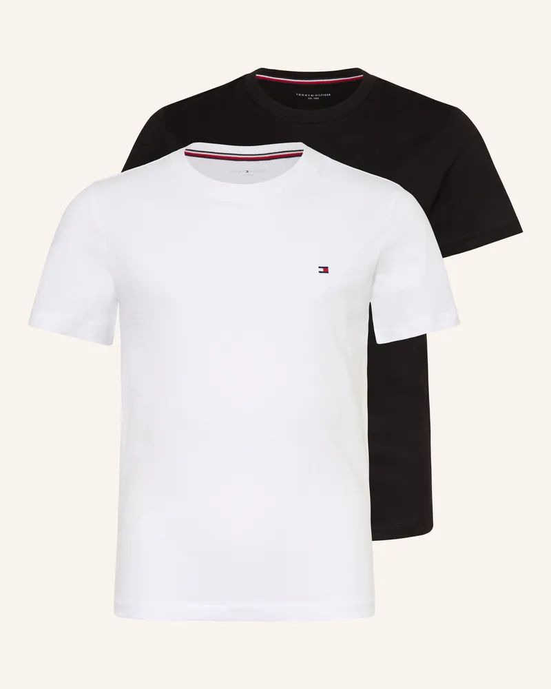 Tommy Hilfiger 2er-Pack T-Shirts schwarz Schwarz