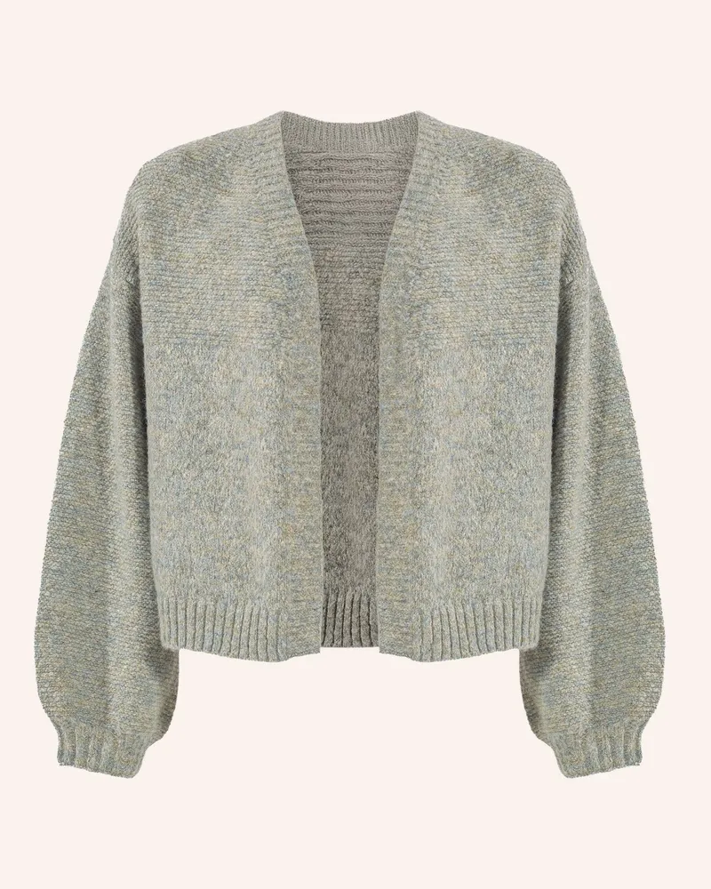 ADLYSH OVERSIZED CARDIGAN MIT WOLLE Grau