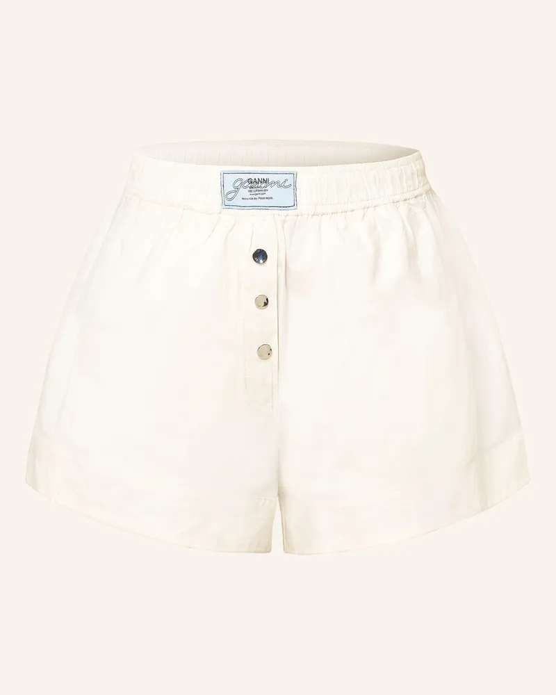 Ganni Shorts Ecru