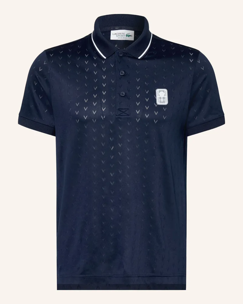 Lacoste Funktions-Poloshirt blau Dunkelblau