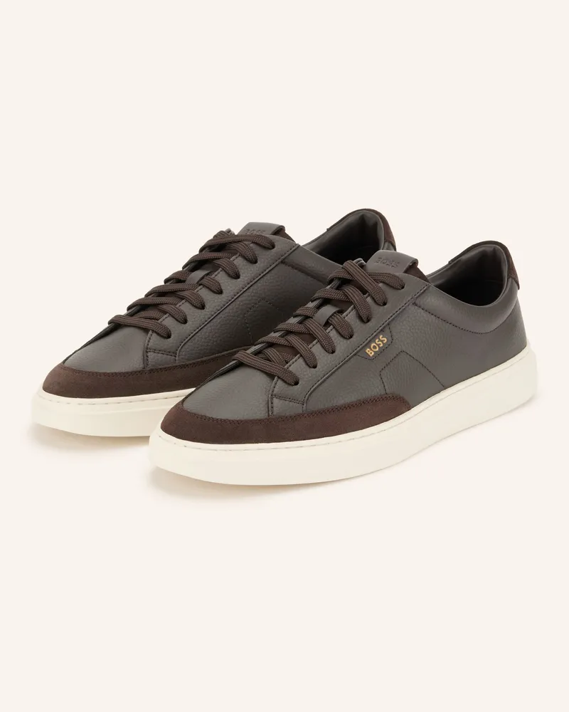 HUGO BOSS Sneaker Kieran braun Dunkelbraun