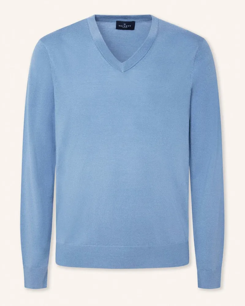 Hackett Pullover GMD MERINO SILK V Blau