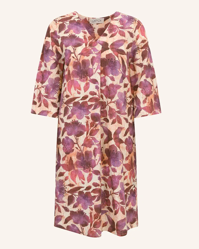Cartoon Kleid mit 3/4-Arm Creme