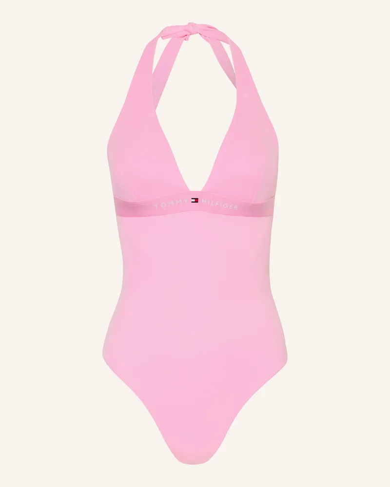 Tommy Hilfiger Neckholder-Badeanzug Rosa