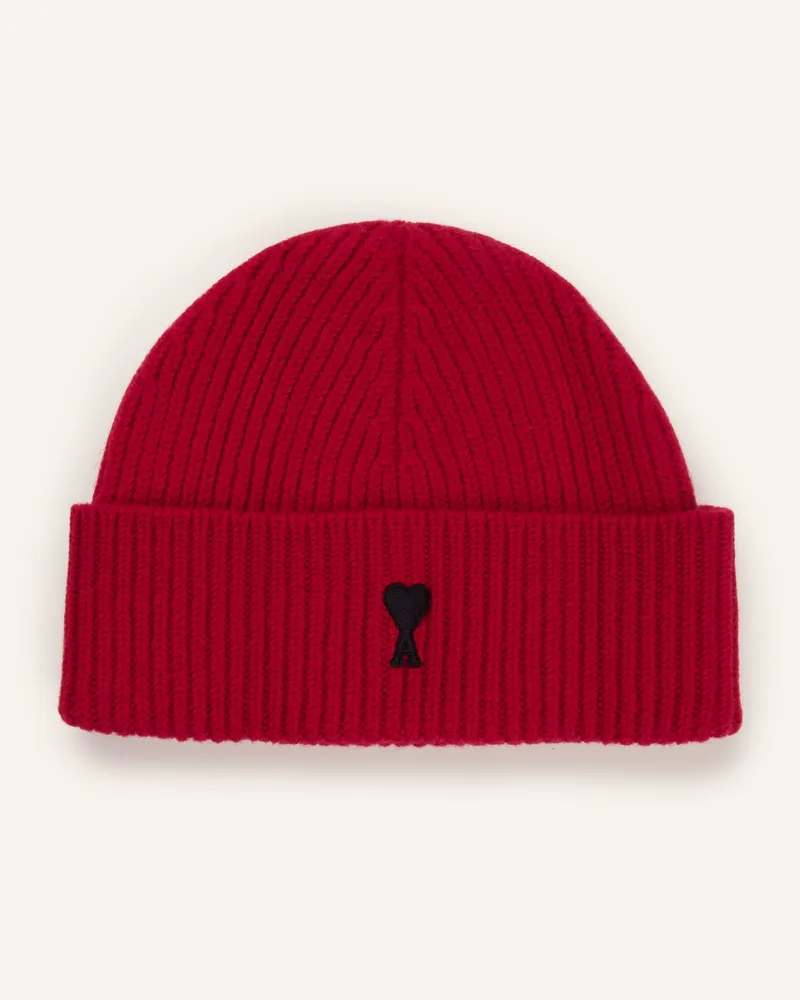 AMI Paris Mütze rot Rot