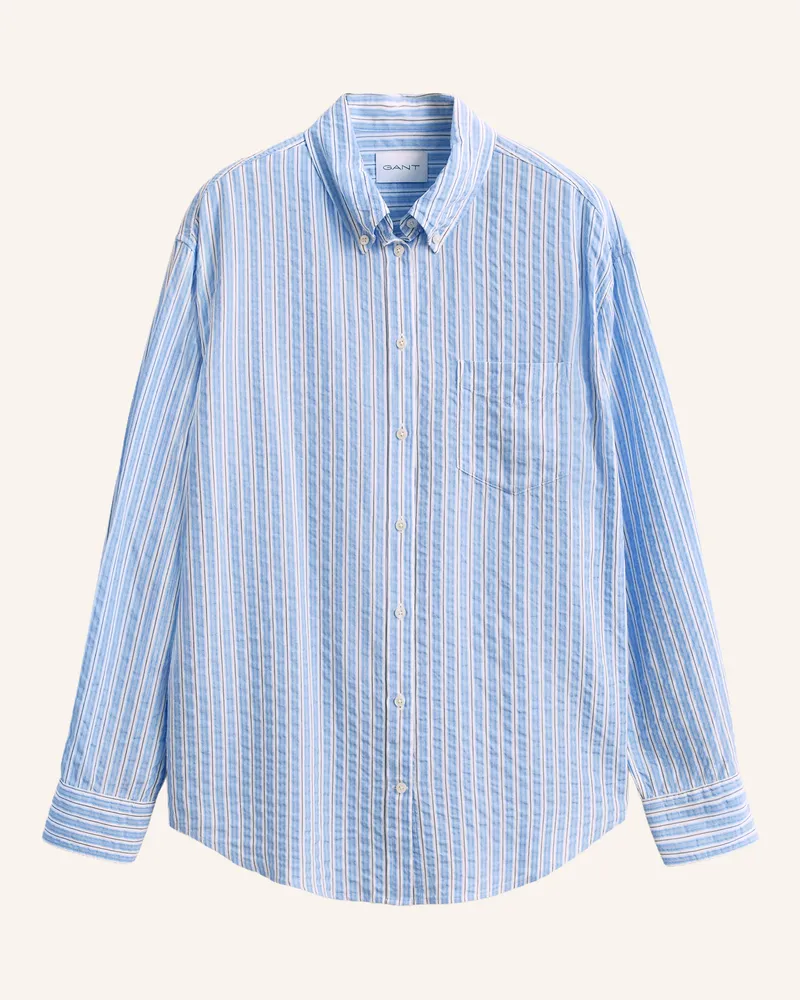 Gant Hemdbluse blau Hellblau