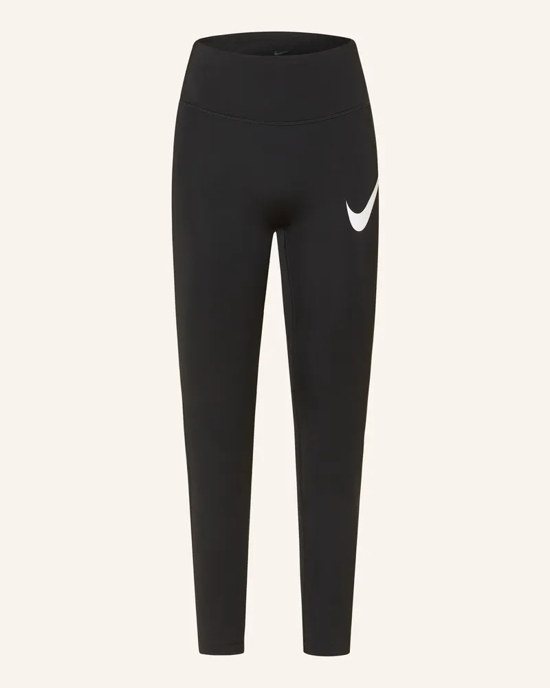 Nike Lauf-Tights Tempo Swoosh Run schwarz Schwarz