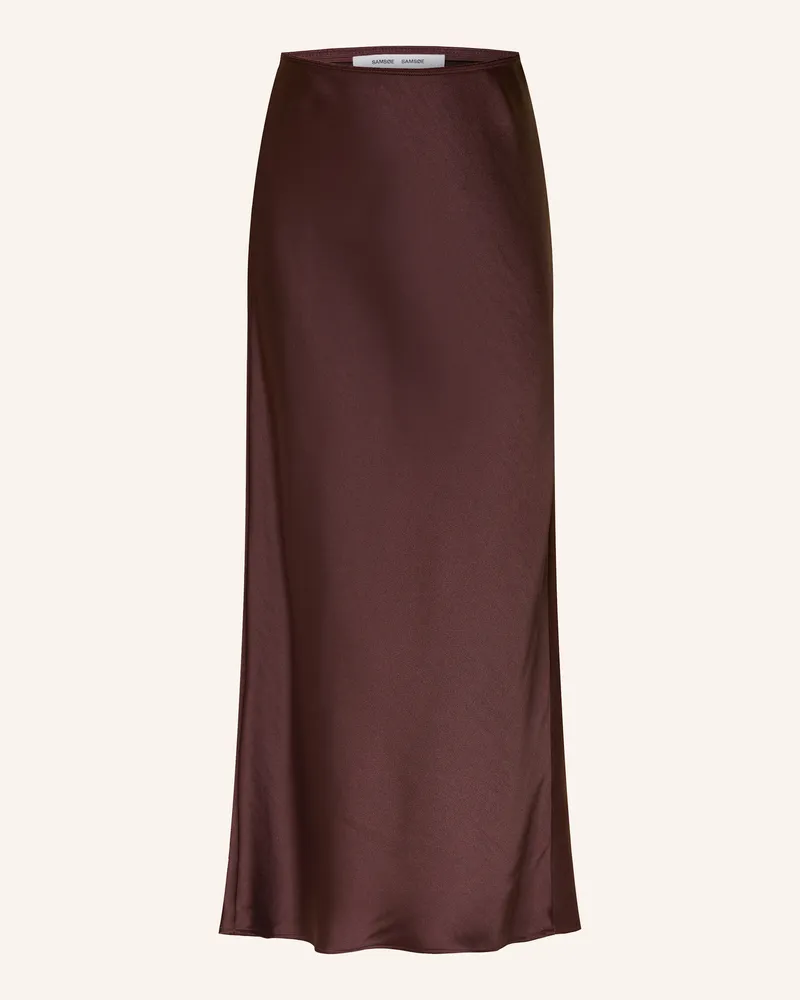 Samsøe & Samsøe Satinrock SAAGNETA Dunkelrot