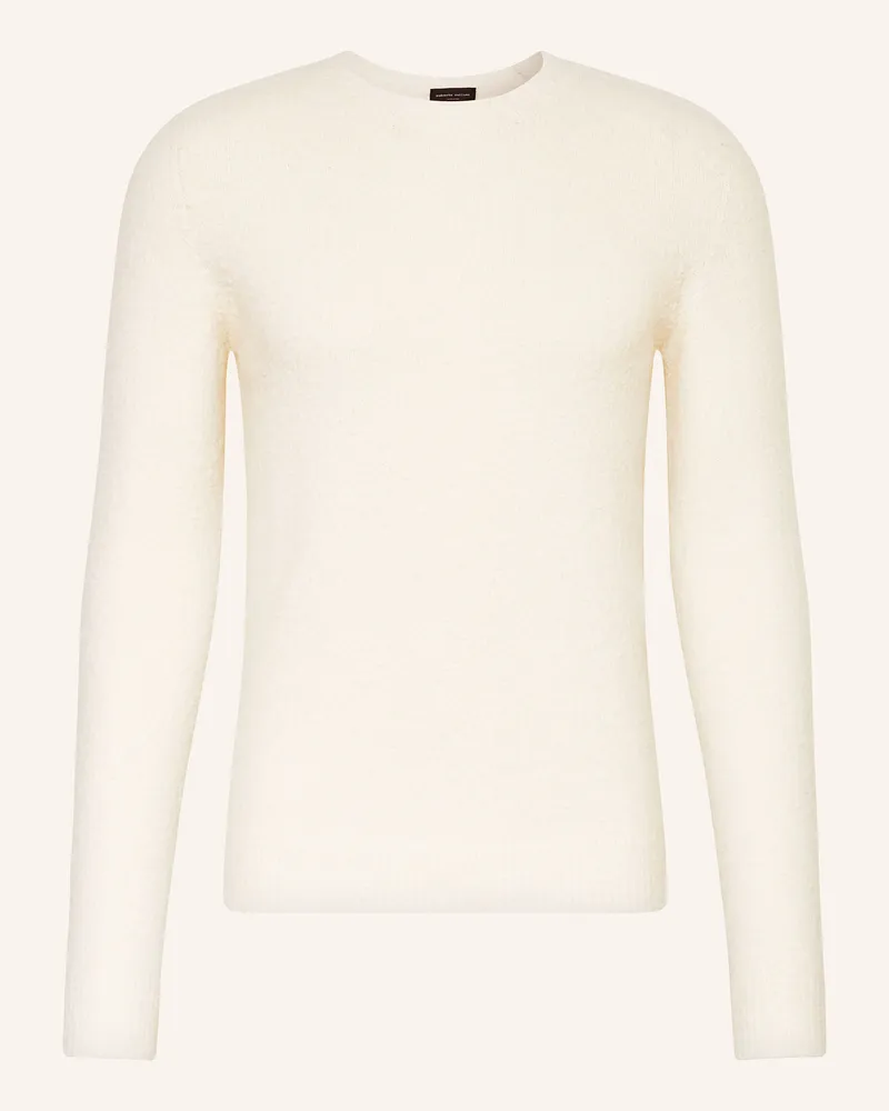 Roberto Collina Pullover weiss Ecru