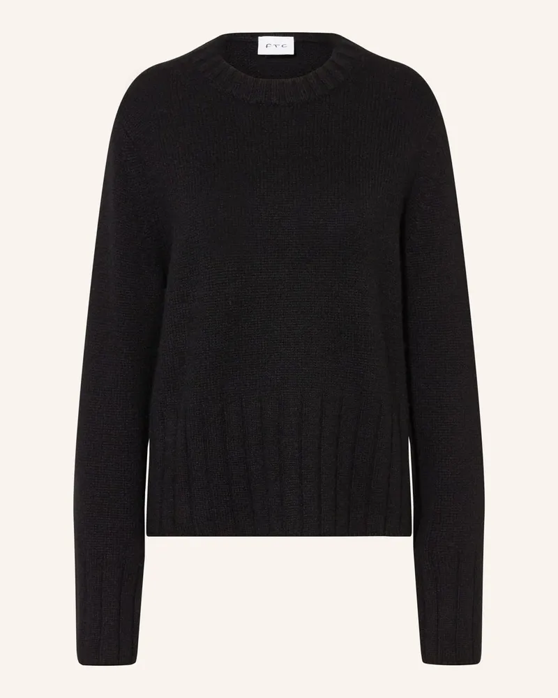 FTC Cashmere Cashmere-Pullover Schwarz