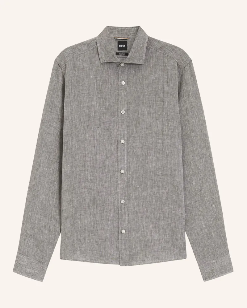 HUGO BOSS Casual Hemd C-Liam-Sp-262 Regular Fit gruen Grün
