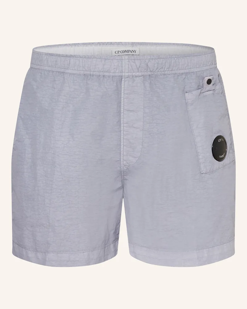 C.P. Company Badeshorts LENS Blaugrau