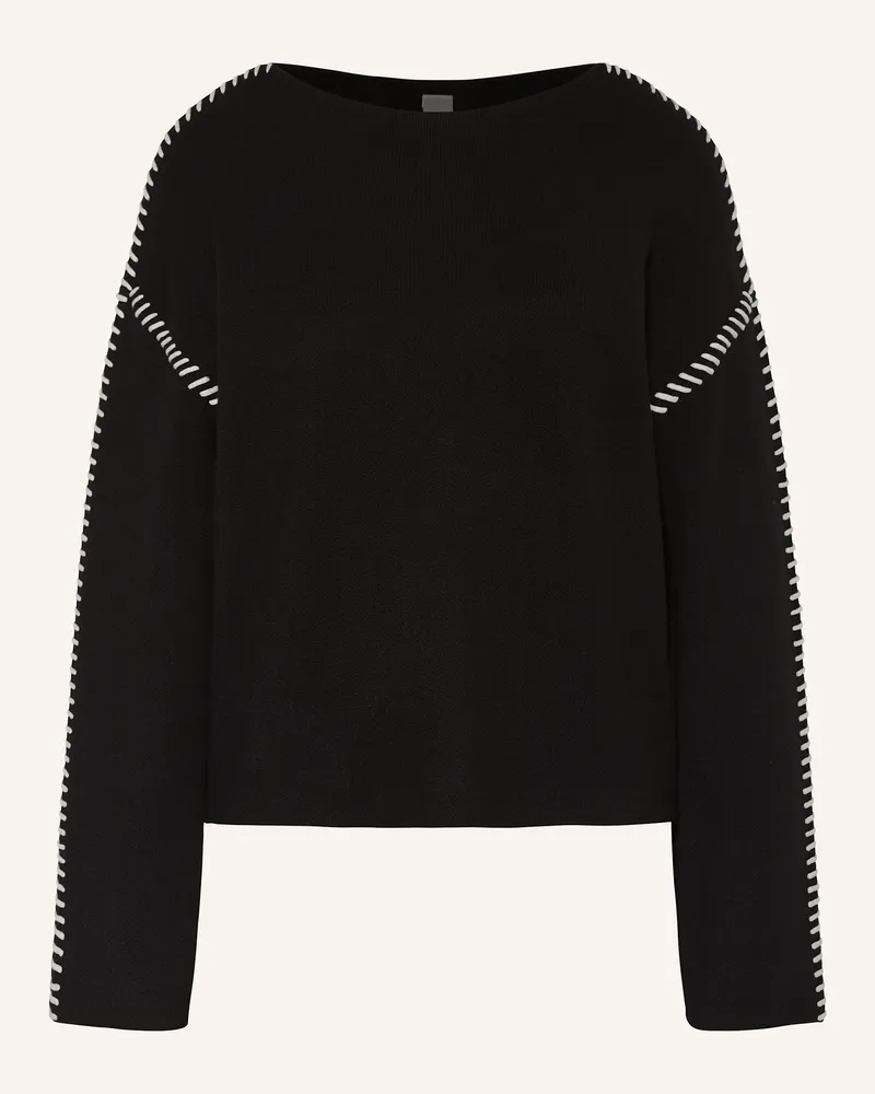 Y.A.S Pullover schwarz Schwarz