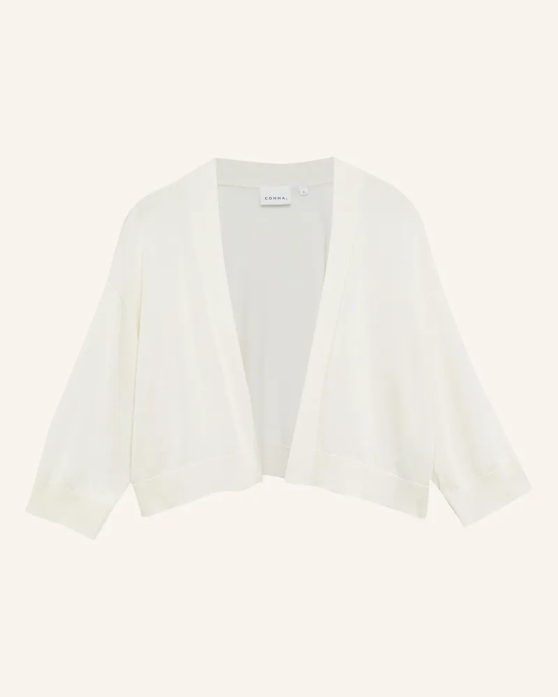 COMMA Strickjacke weiss Weiss