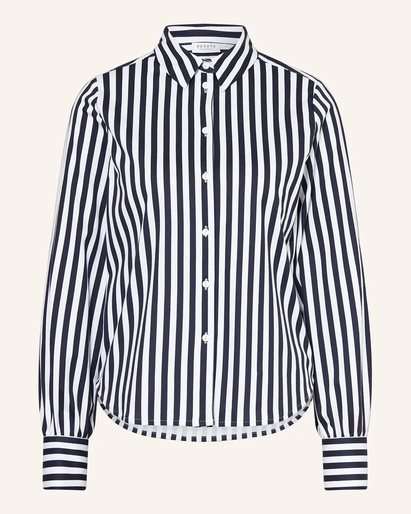 DESOTO Hemdbluse Lizzy Aus Jersey blau Dunkelblau