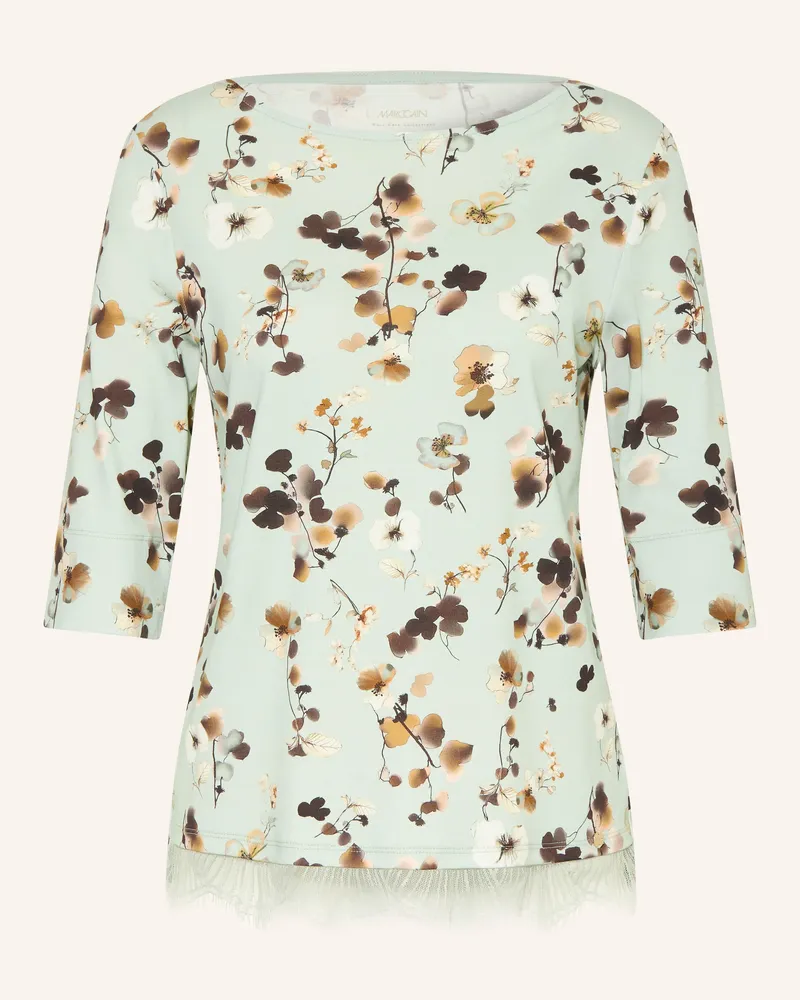 Marc Cain Shirt Mit 3/4-Arm Und Spitze gruen 505