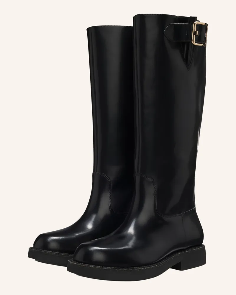 HUGO BOSS Stiefel ELERI_BOOT_BOBK Schwarz