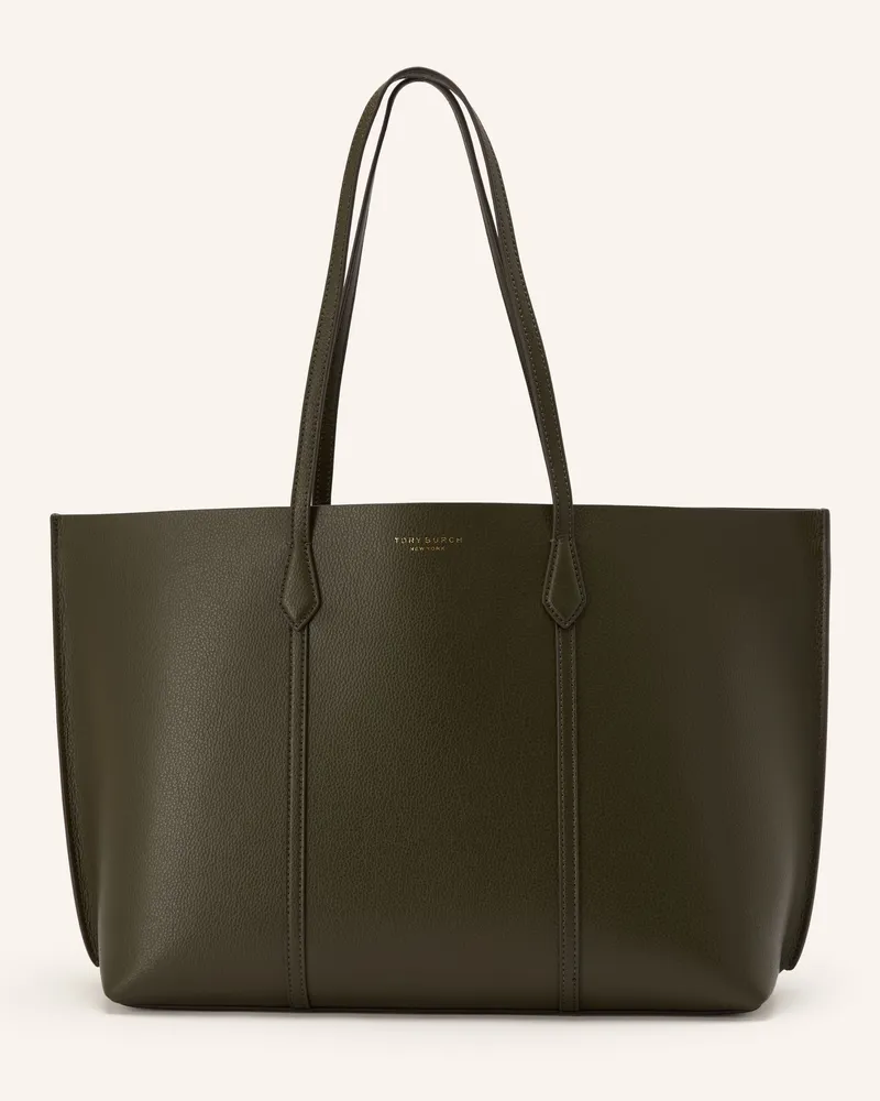 Tory Burch Shopper Perry Mit Pouch gruen Dunkelgrün