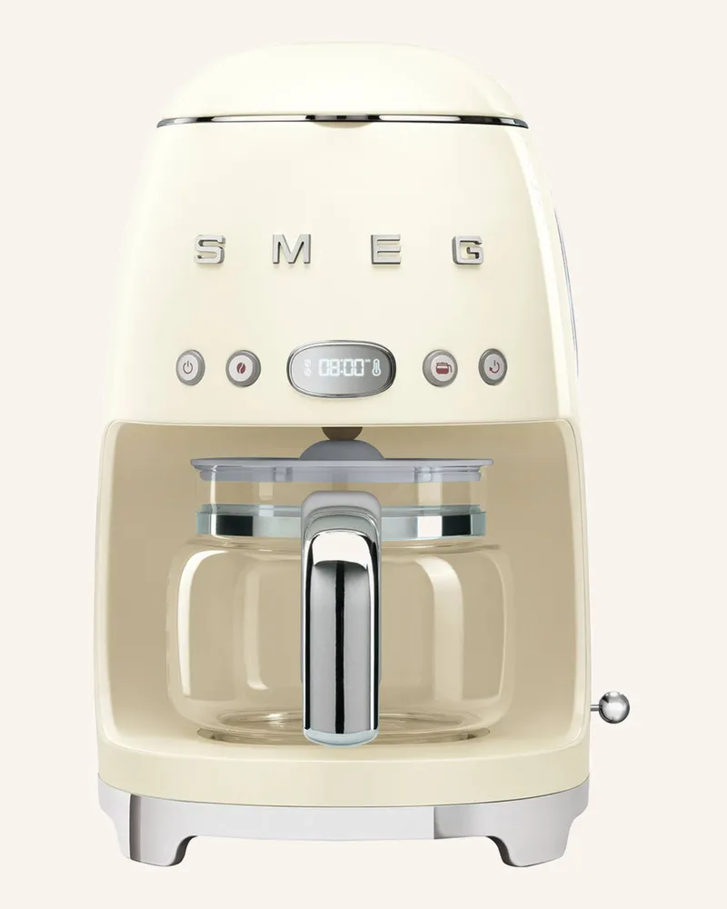 Smeg Filterkaffeemaschine dcf02 beige Creme