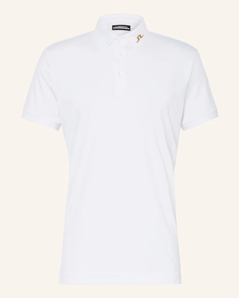 J.Lindeberg Funktions-Poloshirt Weiss