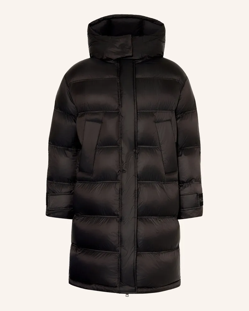 HUGO BOSS Steppmantel Faridali schwarz Schwarz