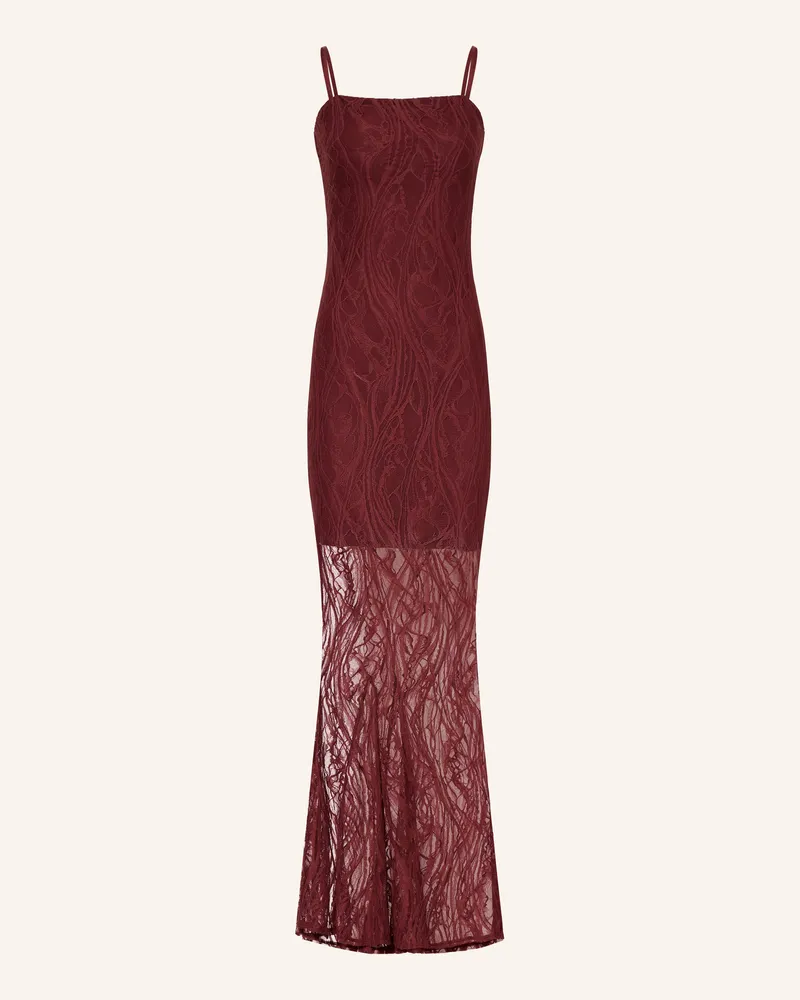 Guess Spitzenkleid Evelyn rot Dunkelrot