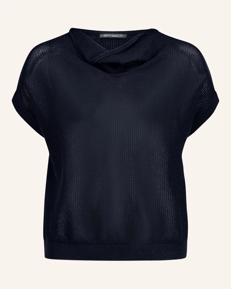 Betty Barclay Strickshirt blau Dunkelblau