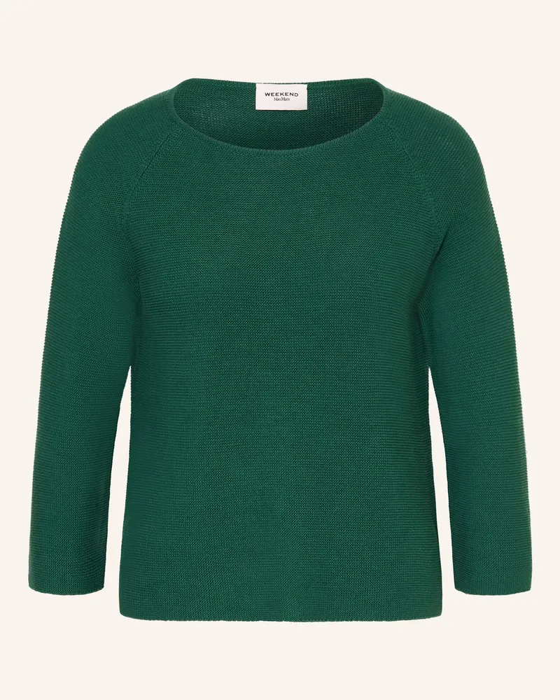Max Mara Pullover Addotto Mit 3/4-Arm gruen Dunkelgrün