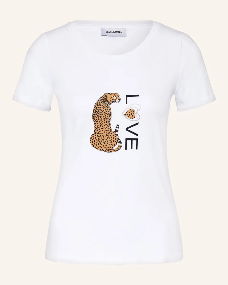 More & More T-Shirt Weiss