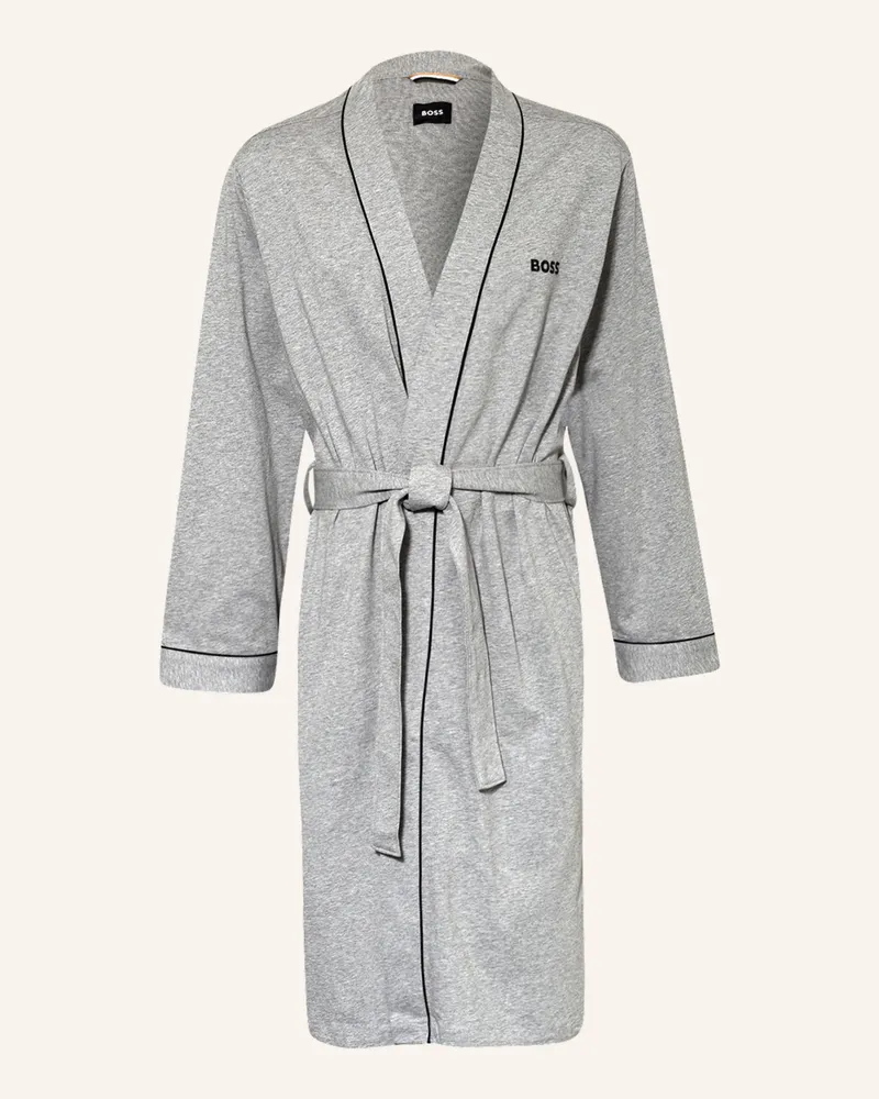 HUGO BOSS Herren-Bademantel grau Grau