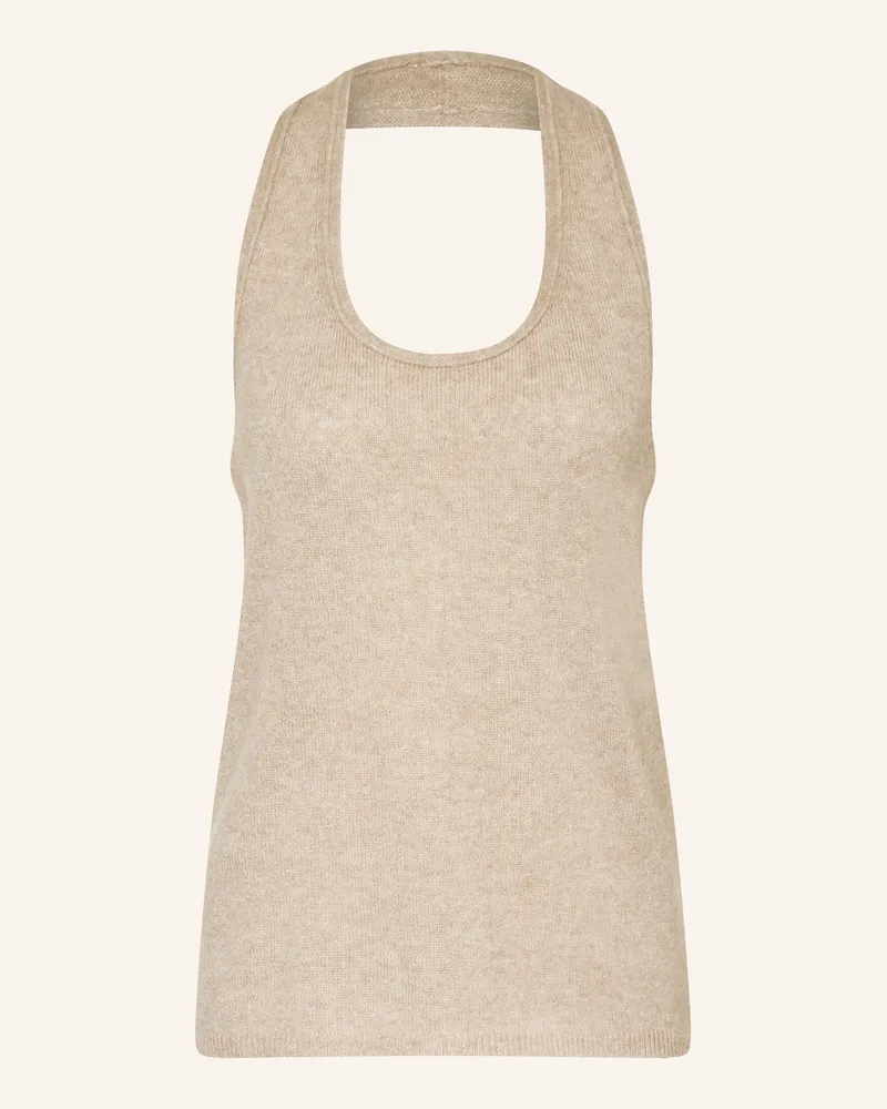 SMINFINITY Stricktop aus Cashmere Beige