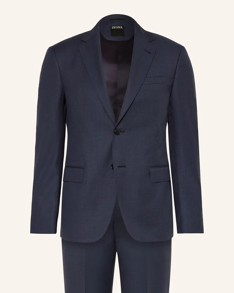 Ermenegildo Zegna Anzug Extra Slim Fit blau Dunkelblau