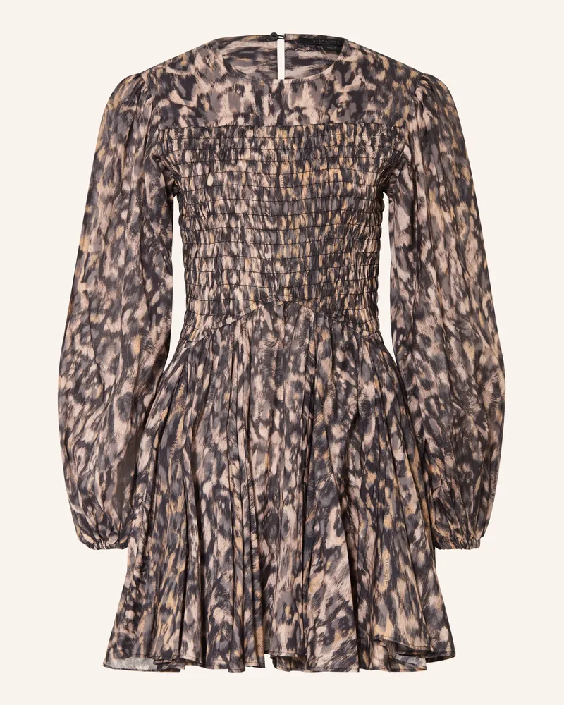 AllSaints Kleid Chia braun Taupe