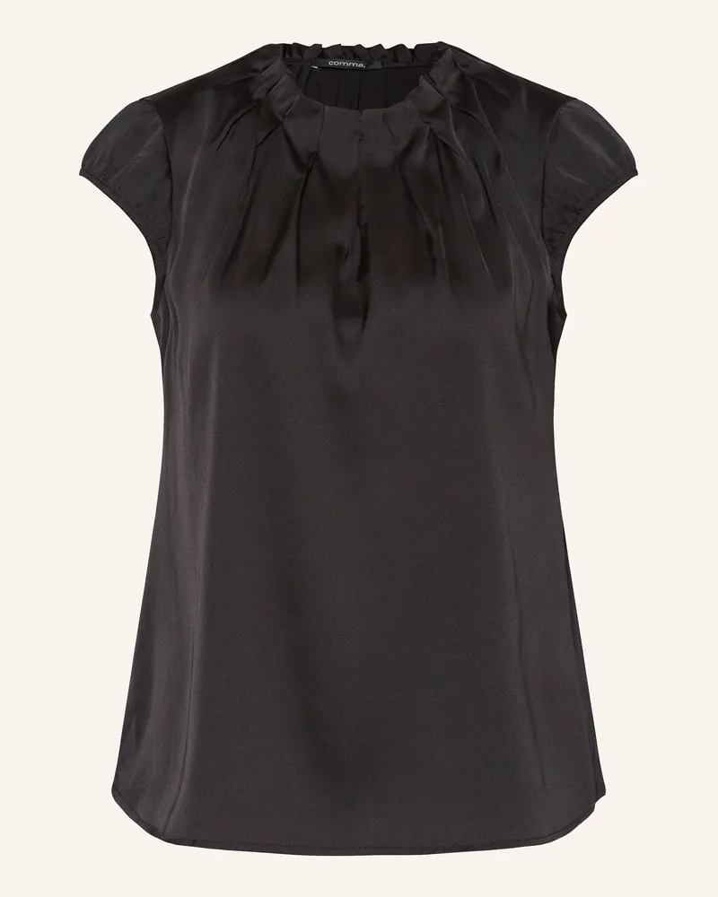 COMMA Blusentop Schwarz