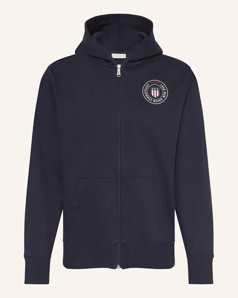 Gant Sweatjacke blau Dunkelblau