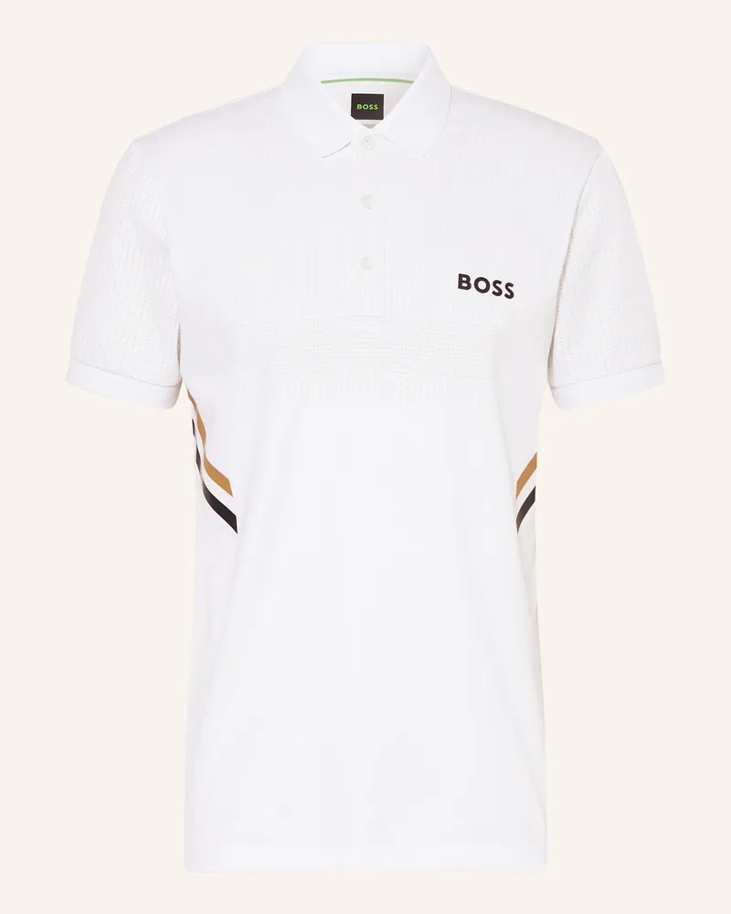 HUGO BOSS Funktions-Poloshirt PAULE Weiss