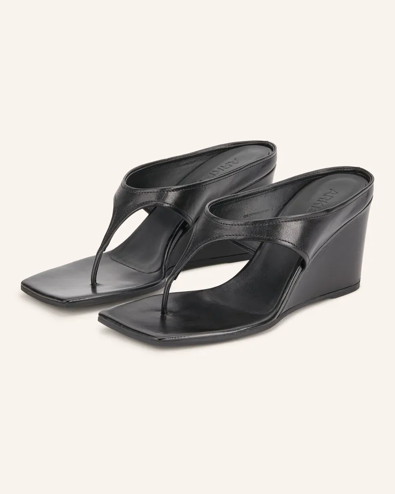 Arket Wedges schwarz Schwarz