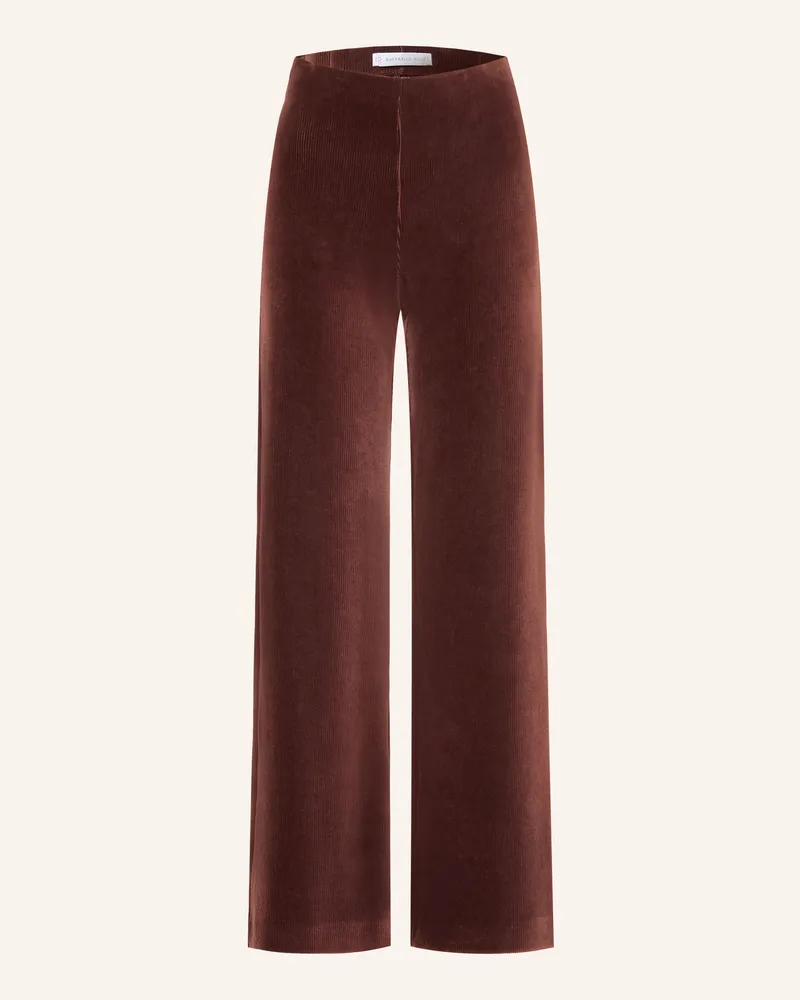 RAFFAELLO ROSSI  Marlenehose Elaine Aus Cord rot Dunkelrot