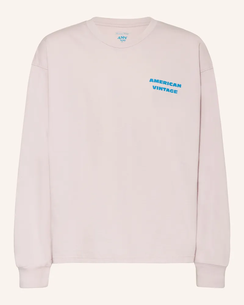 American Vintage Longsleeve Hellrosa