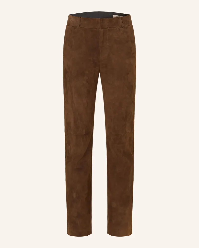 Meindl Lederhose Easy Kick braun Dunkelbraun