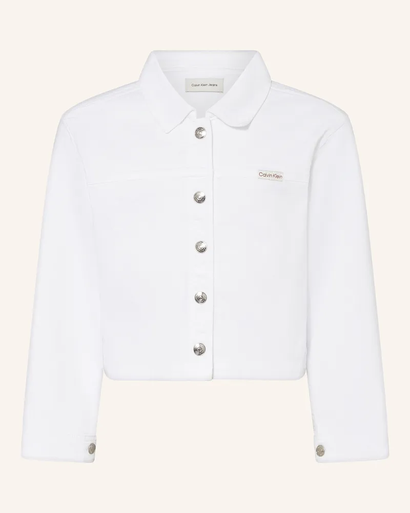 Calvin Klein Jeansjacke Weiss