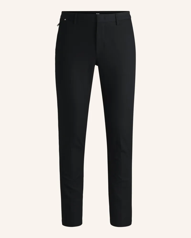 HUGO BOSS Casual Hose KAITO1_T Slim Fit Schwarz
