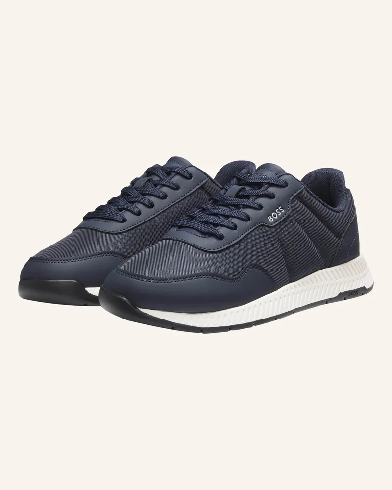HUGO BOSS Sneaker Titanium_Runn_Nypun blau Dunkelblau