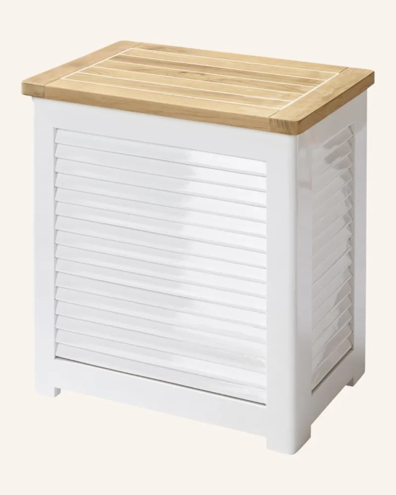 Cinas Wäschekorb Classic weiss Weiss