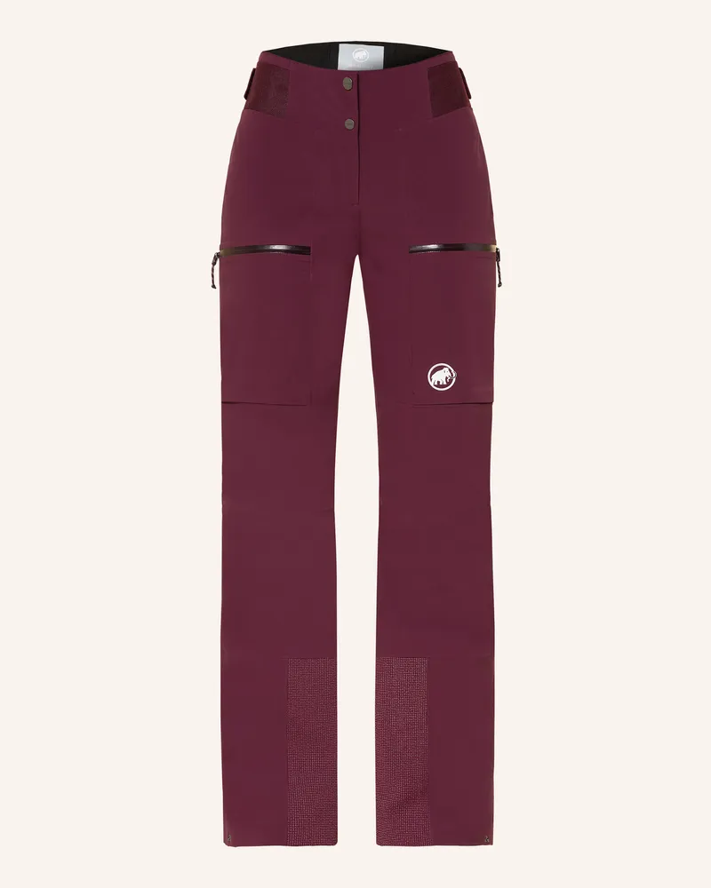 Mammut Skihose STONEY Dunkelrot