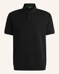 HUGO BOSS Poloshirt PAVEL Relaxed Fit Schwarz