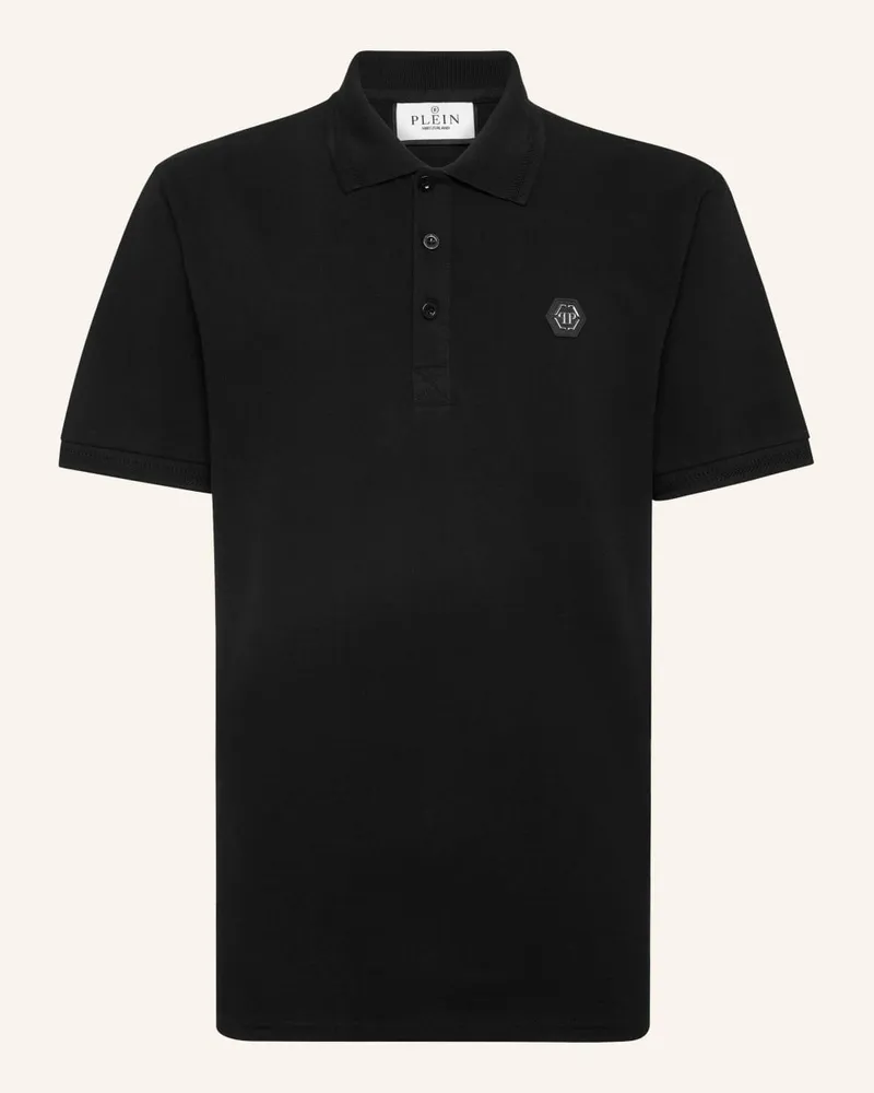 Philipp Plein Poloshirt GOTHIC PLEIN Schwarz