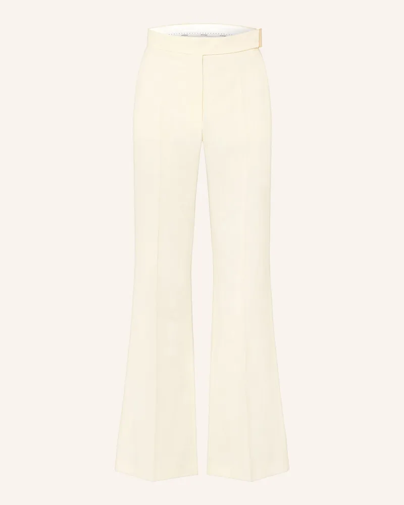 SPORTMAX Bootcut-Hose Piacere gelb Hellgelb