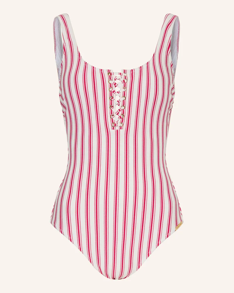 watercult Badeanzug SEASIDE SPLASH Weiss