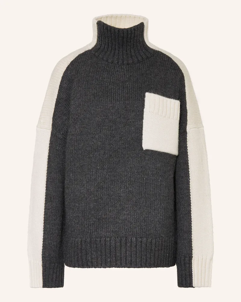 J.W.Anderson Rollkragenpullover Mit Alpaka grau Dunkelgrau